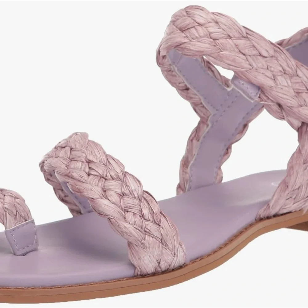 Franco Sarto Braided Lavender Sandals - Picture 5 of 8